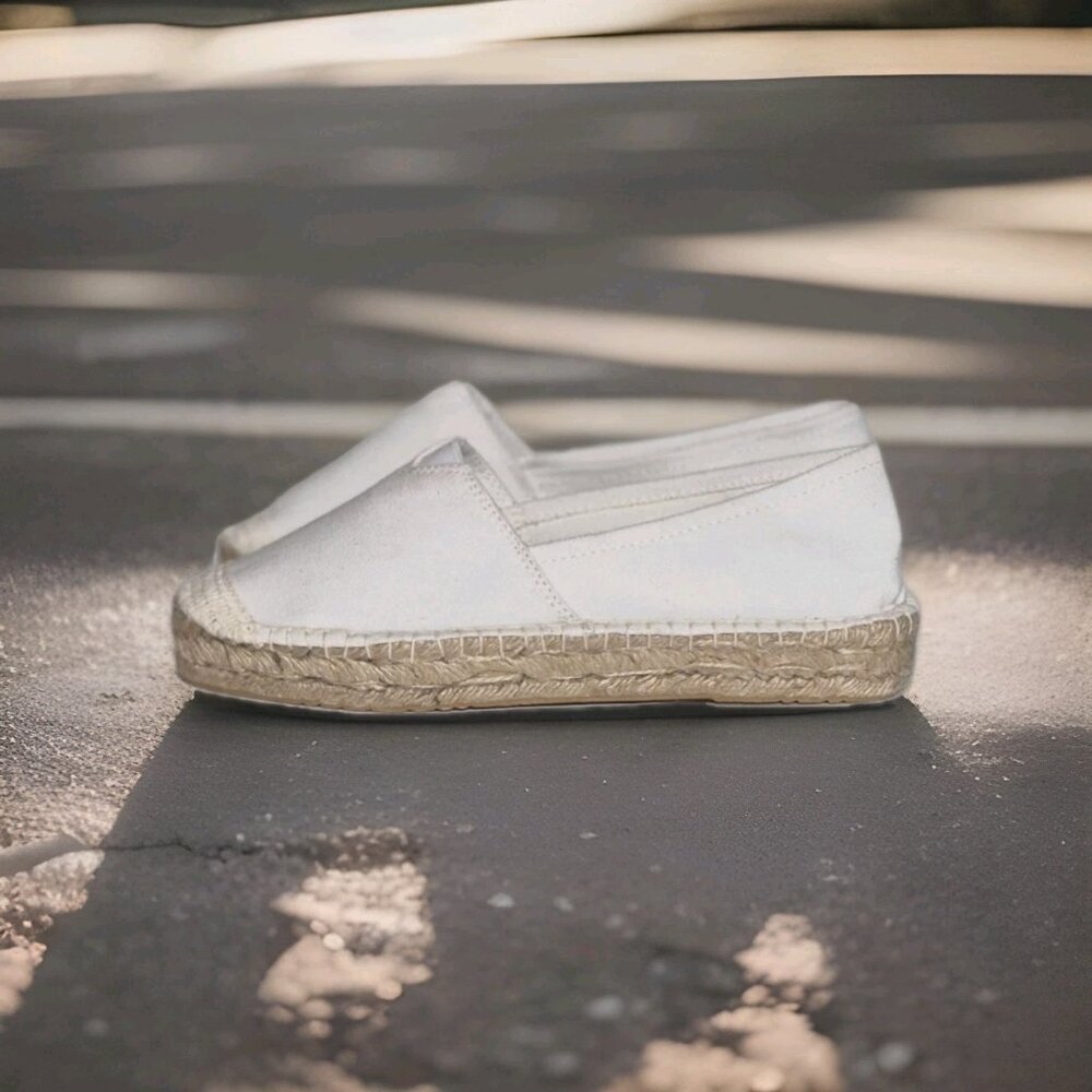 Dirty Laundry Textile Platform Espadrilles White Casual Shoes Women's Size 7